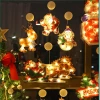 Elección estricta LED navidad pintada lámpara de ventosa ventana de ventana ambiente festivo decoración lámpara de ventosa colgante de decoración de navidad wholesale Application Scenario